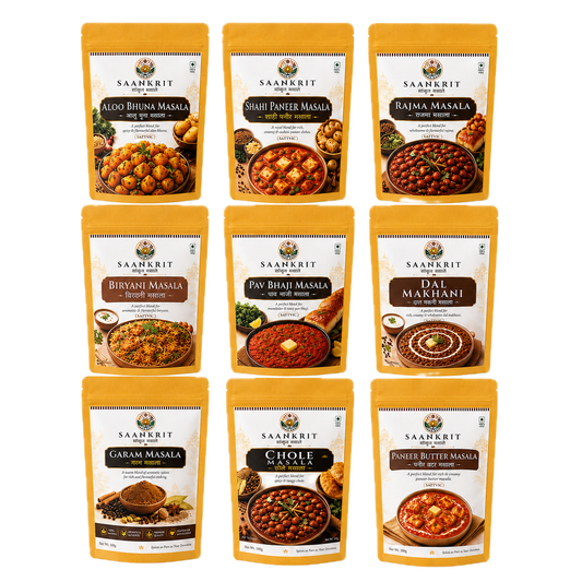 THE SAANKRIT SATVIK SPICE COLLECTION